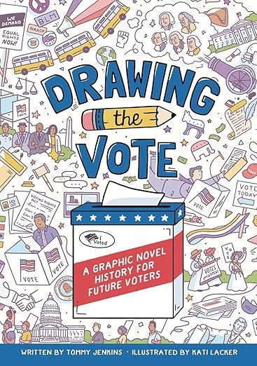 drawing the vote graphic novel book cover 