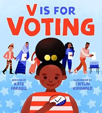 V is for voting book cover 