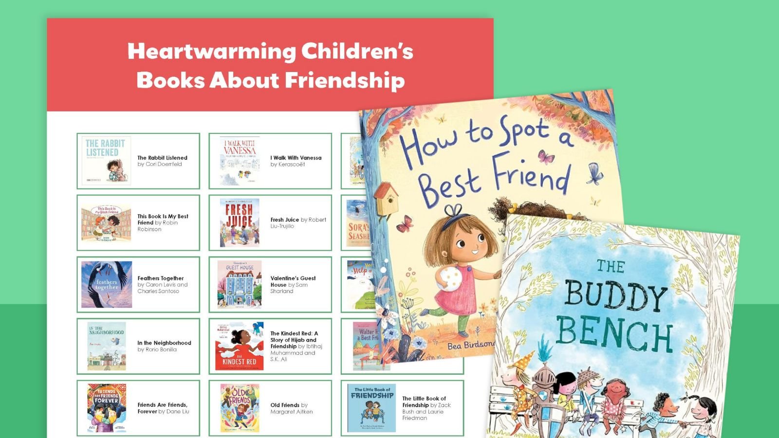Books about friendship book list feature