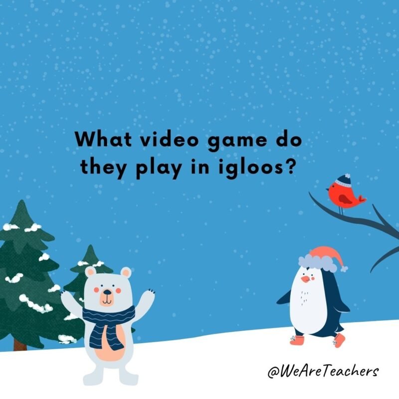 What video game do they play in igloos?- winter jokes