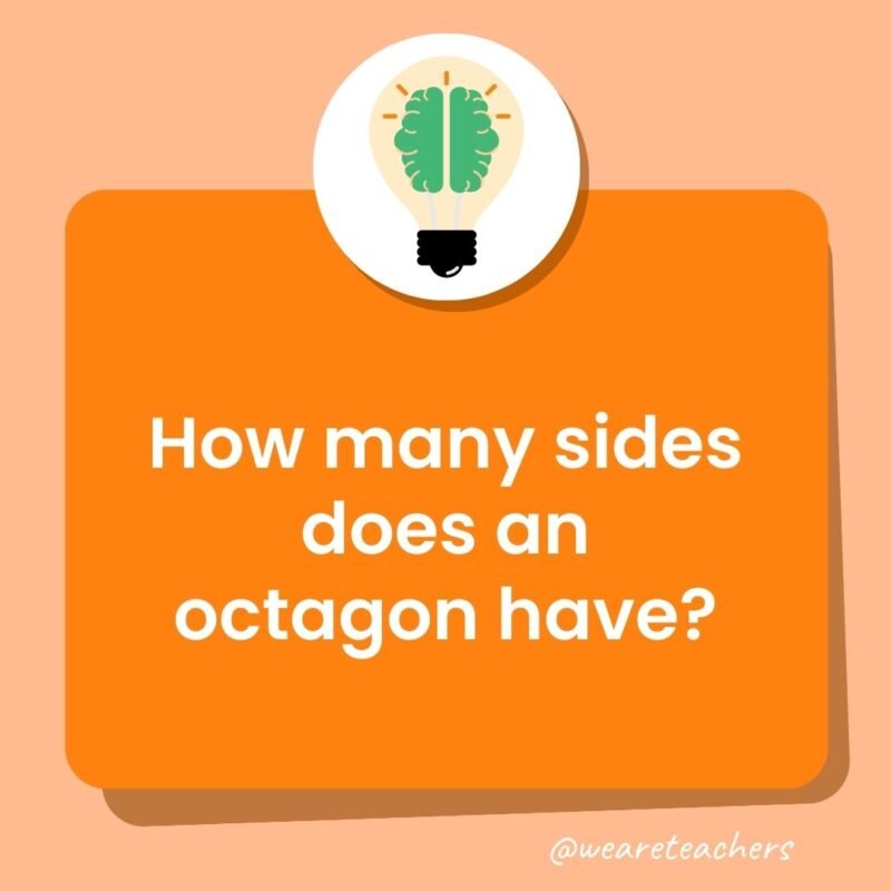 How many sides does an octagon have?