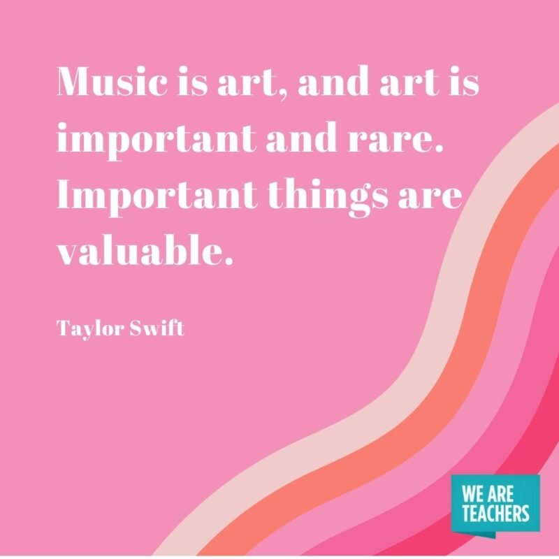Music is art, and art is important and rare. Important things are valuable. 