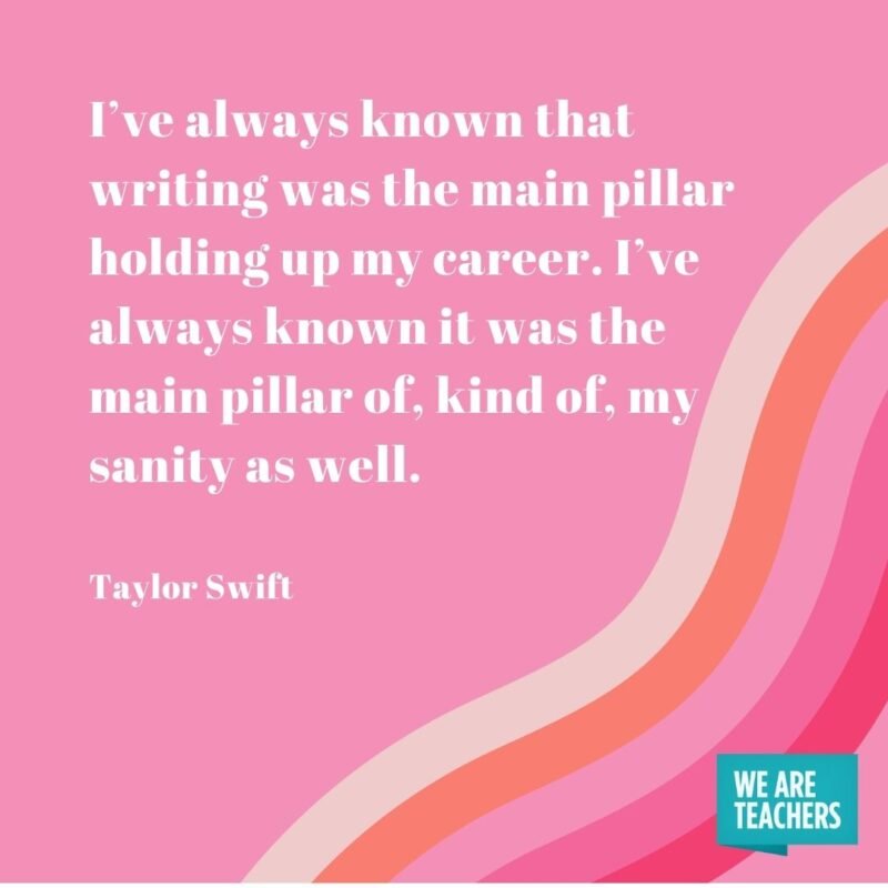 I’ve always known that writing was the main pillar holding up my career. I’ve always known it was the main pillar of, kind of, my sanity as well.