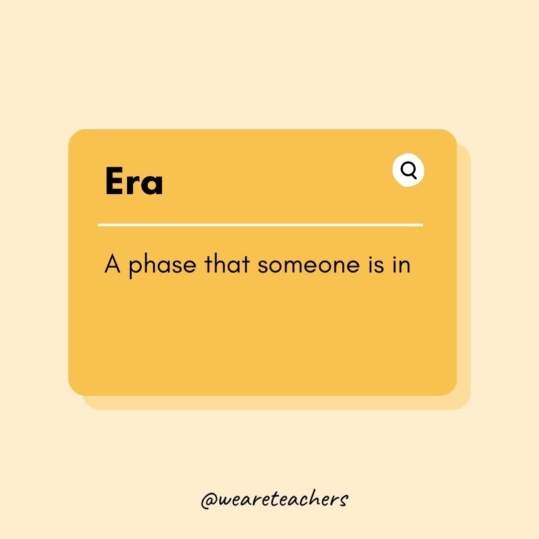 Era- Teen Slang
