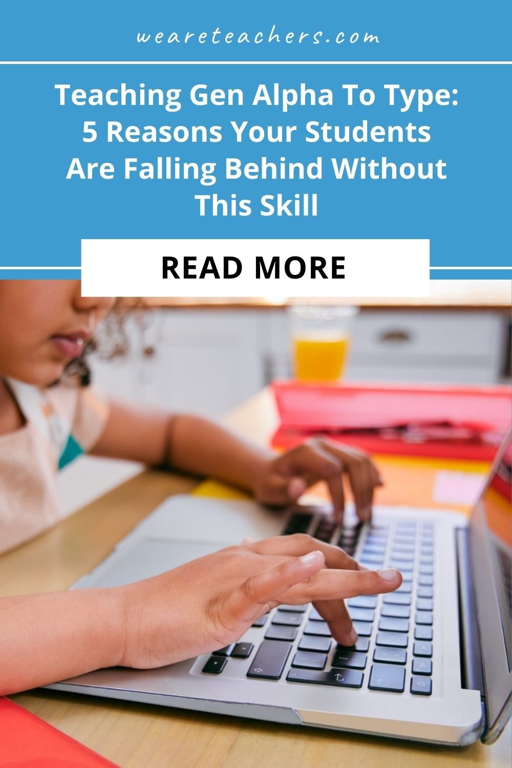 Many of our students don't have strong typing skills, but there are so many reasons why students need to learn how to type.