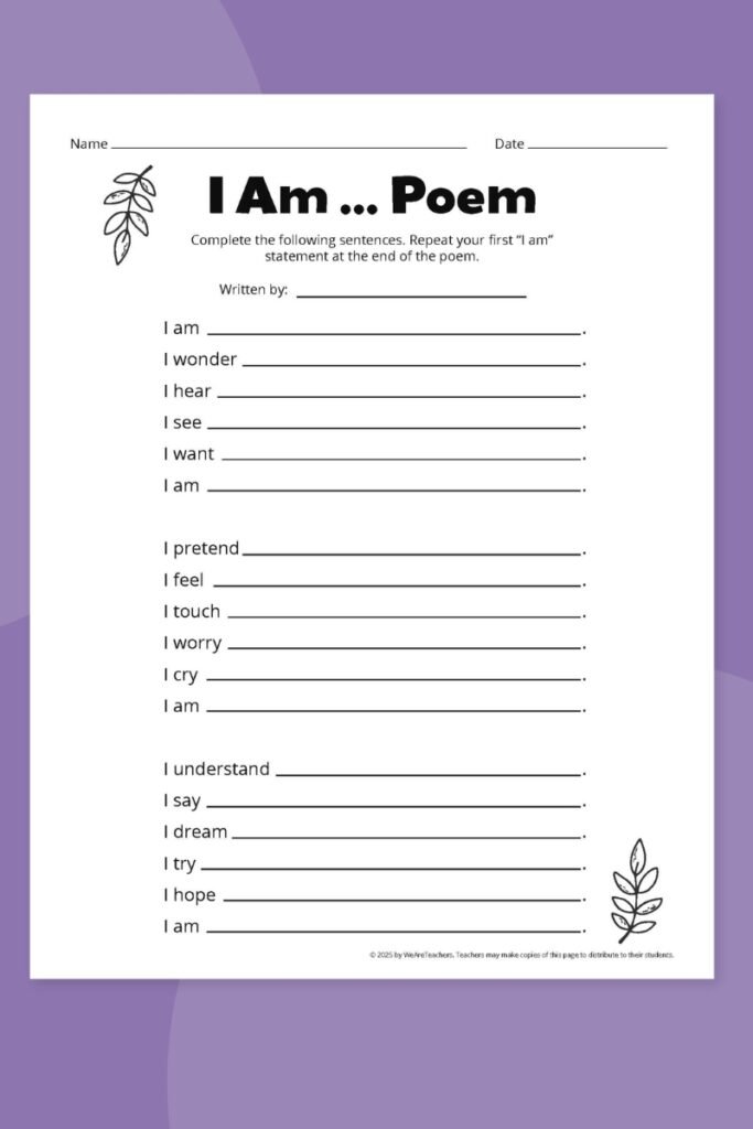 sensory poem