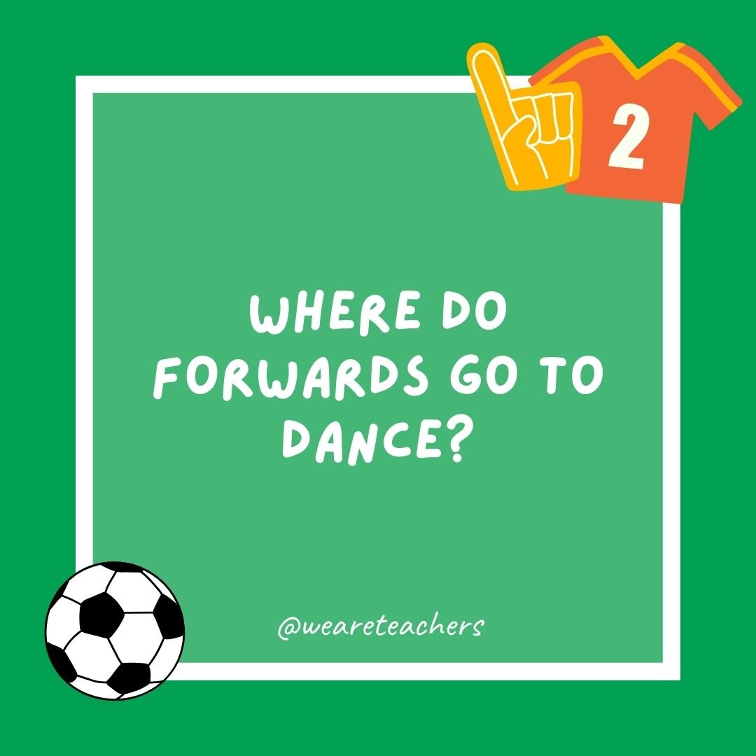 Where do forwards go to dance?
