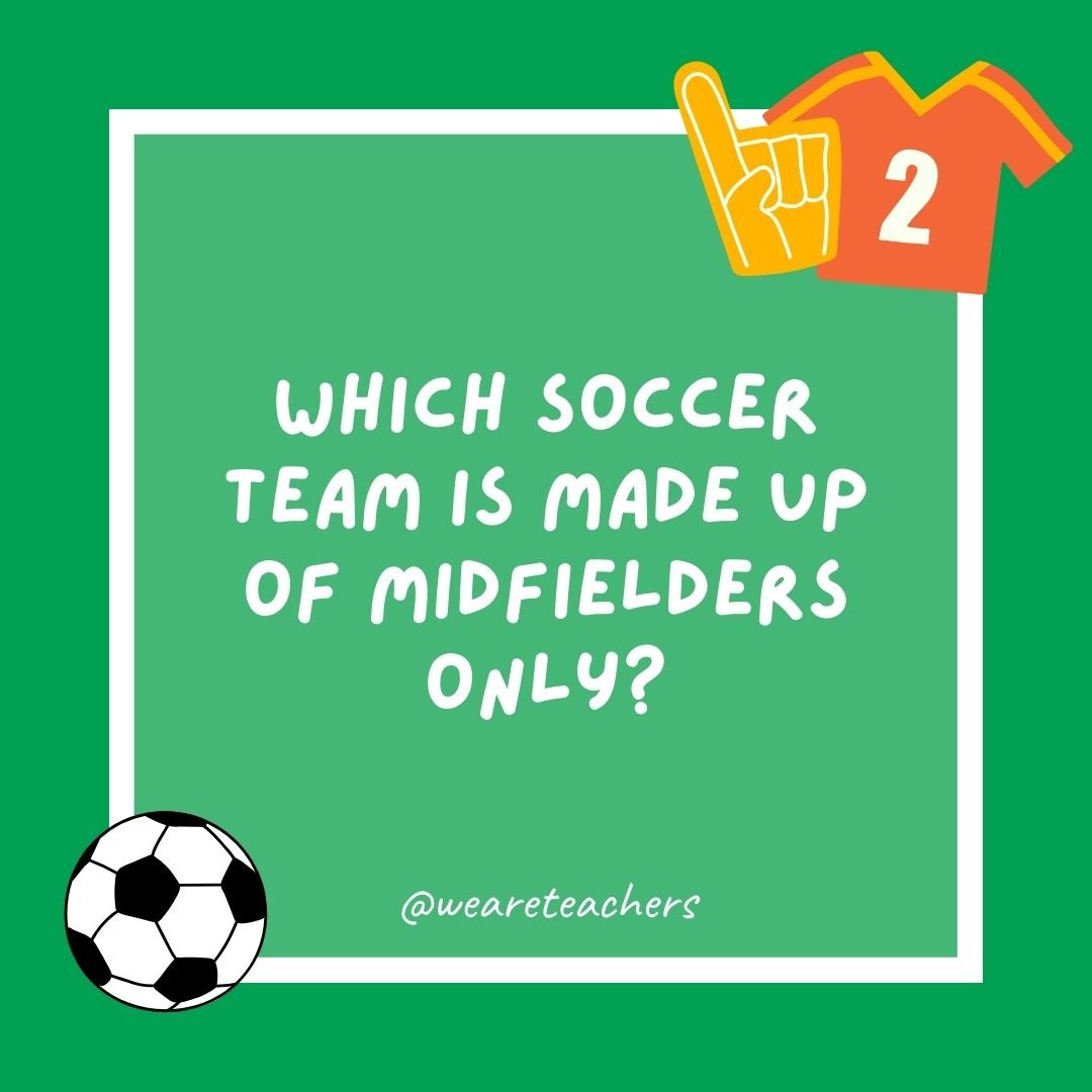 Which soccer team is made up of midfielders only? 

