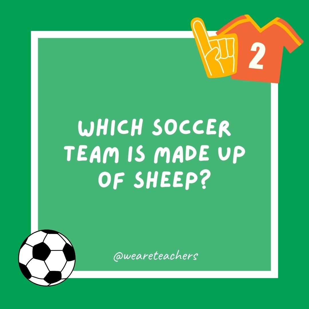 Which soccer team is made up of sheep?
