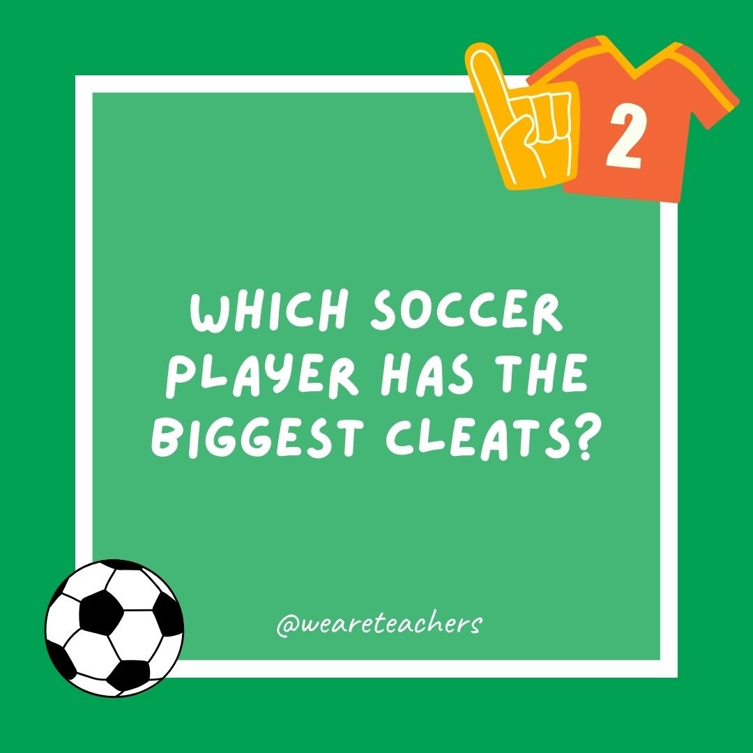 Which soccer player has the biggest cleats?
