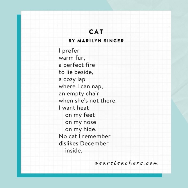 Cat by Marilyn Singer.