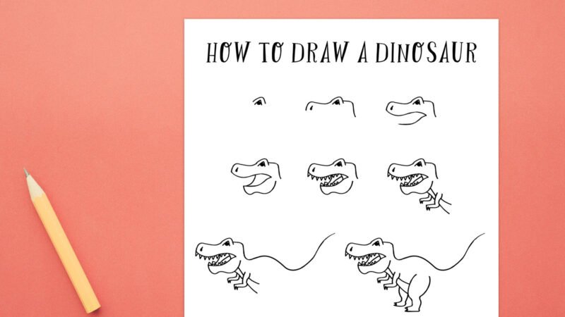 How to Draw a Dinosaur Feature