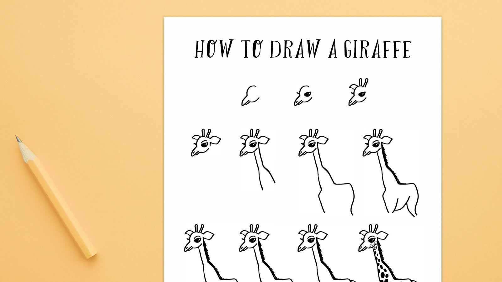 How to Draw a Giraffe Feature
