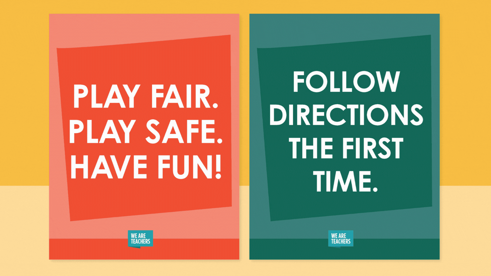 elementary pe game posters