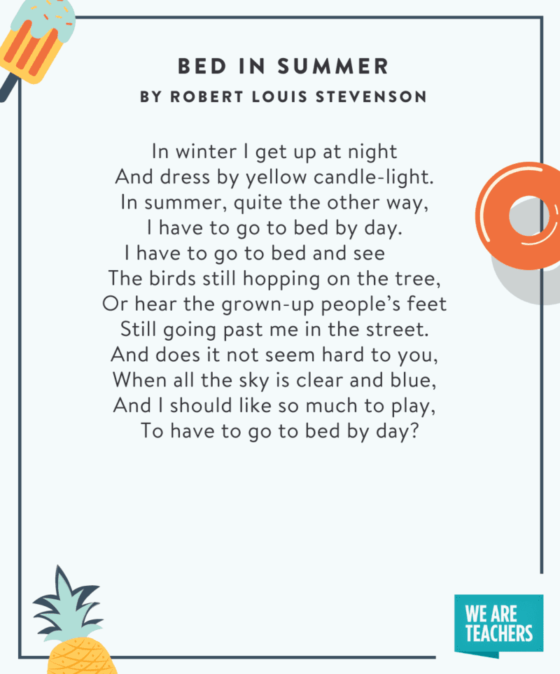 Bed in Summer