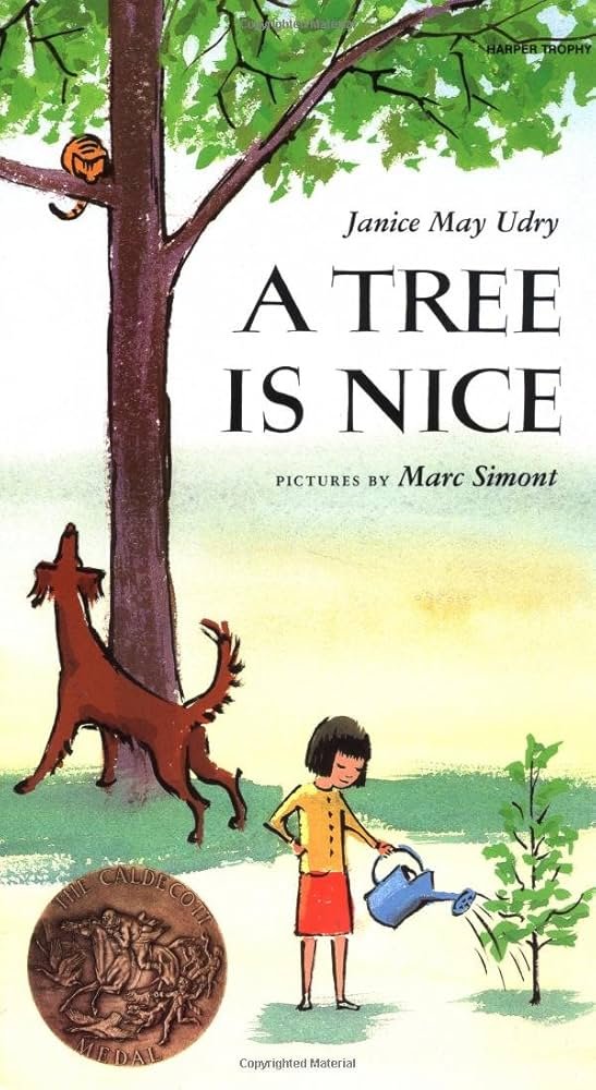 a tree is nice book cover, books about trees 