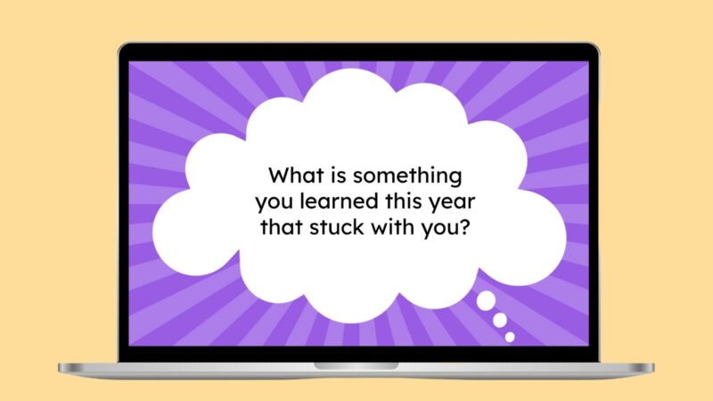 What is something you learned this year that stuck with you?