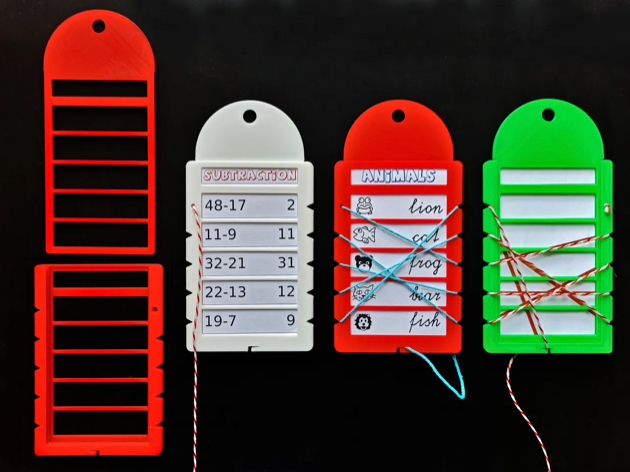 3d printed matching game