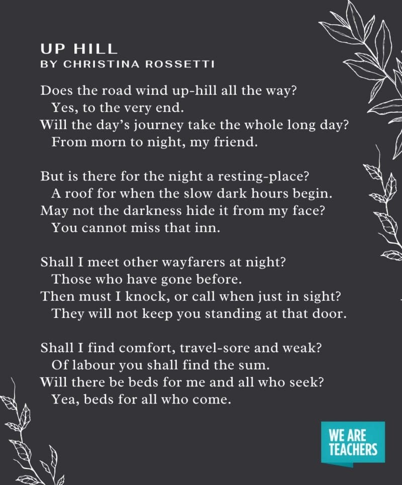 Up-Hill by Christina Rossetti