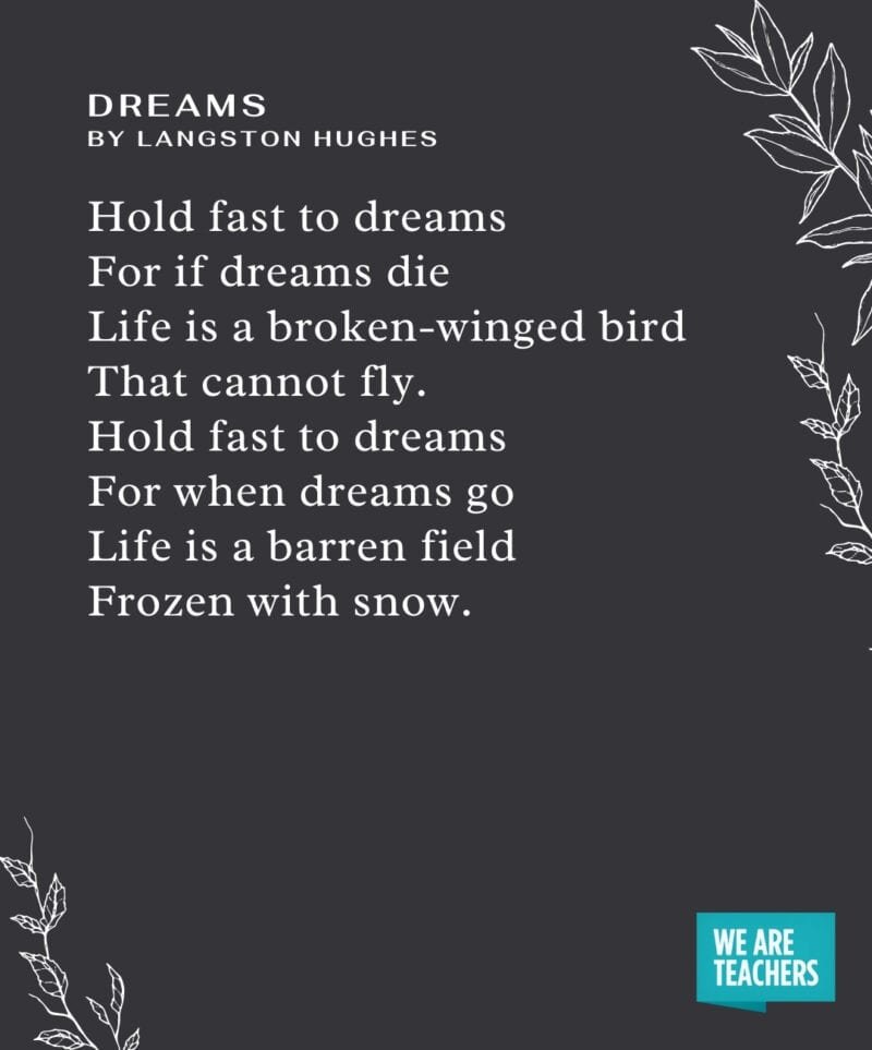 Dreams by Langston Hughes