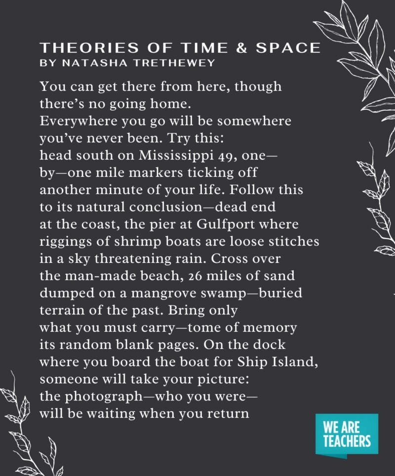 Theories of Time and Space by Natasha Trethewey