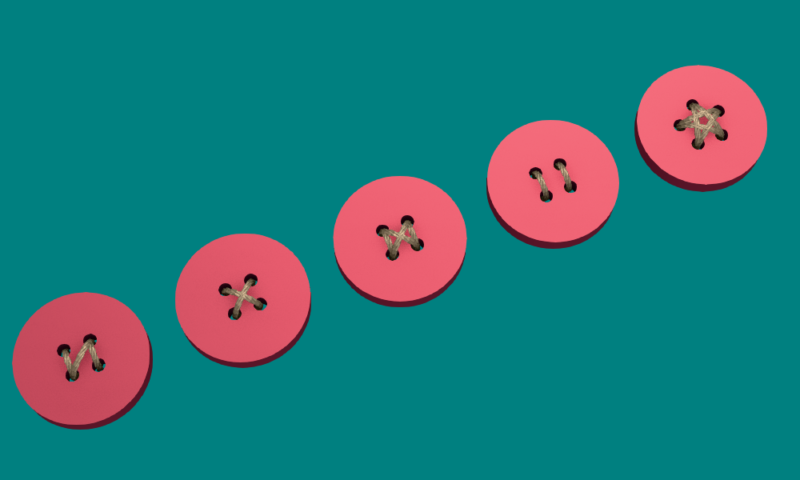 Several red buttons are shown. 