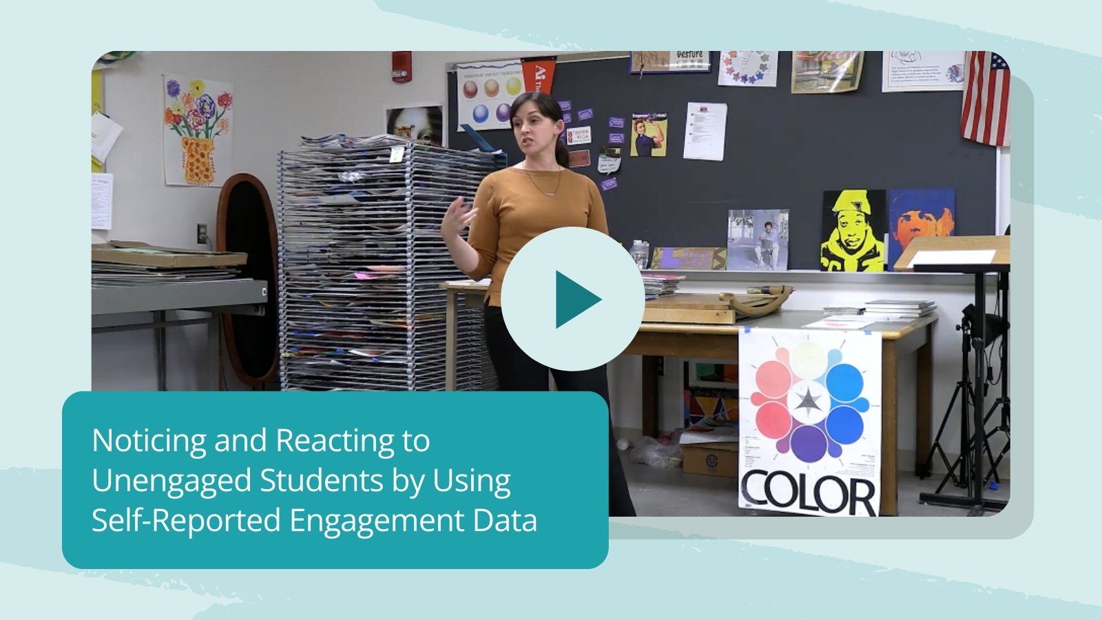 20 Ways to Keep Students Engaged at the End of the School Year Screenshot of a video from Solution Tree on self-reporting engagement by students