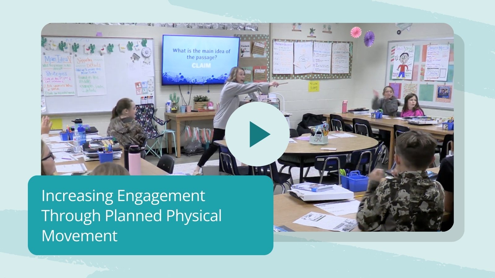 20 Ways to Keep Students Engaged at the End of the School Year Screenshot of a Solution Tree video about using physical movement to boost student engagement