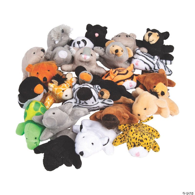 Mini plush animals as an example of inexpensive gift ideas for students