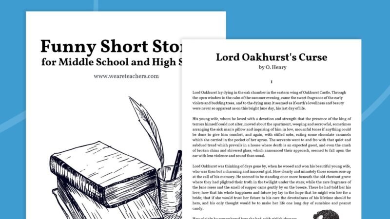 Images of one funny short stories, Lord Oakhurst's Curse