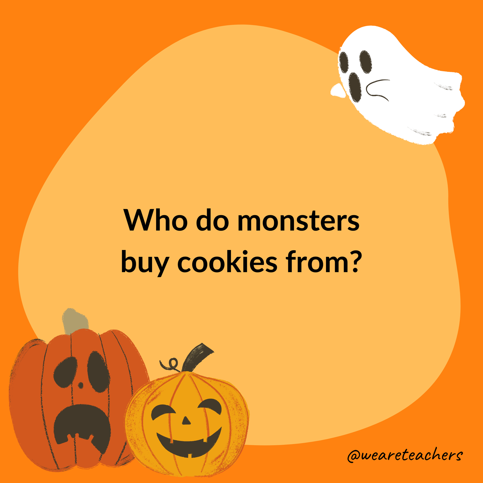 Who do monsters buy cookies from? Who do monsters buy cookies from?- halloween jokes for kids