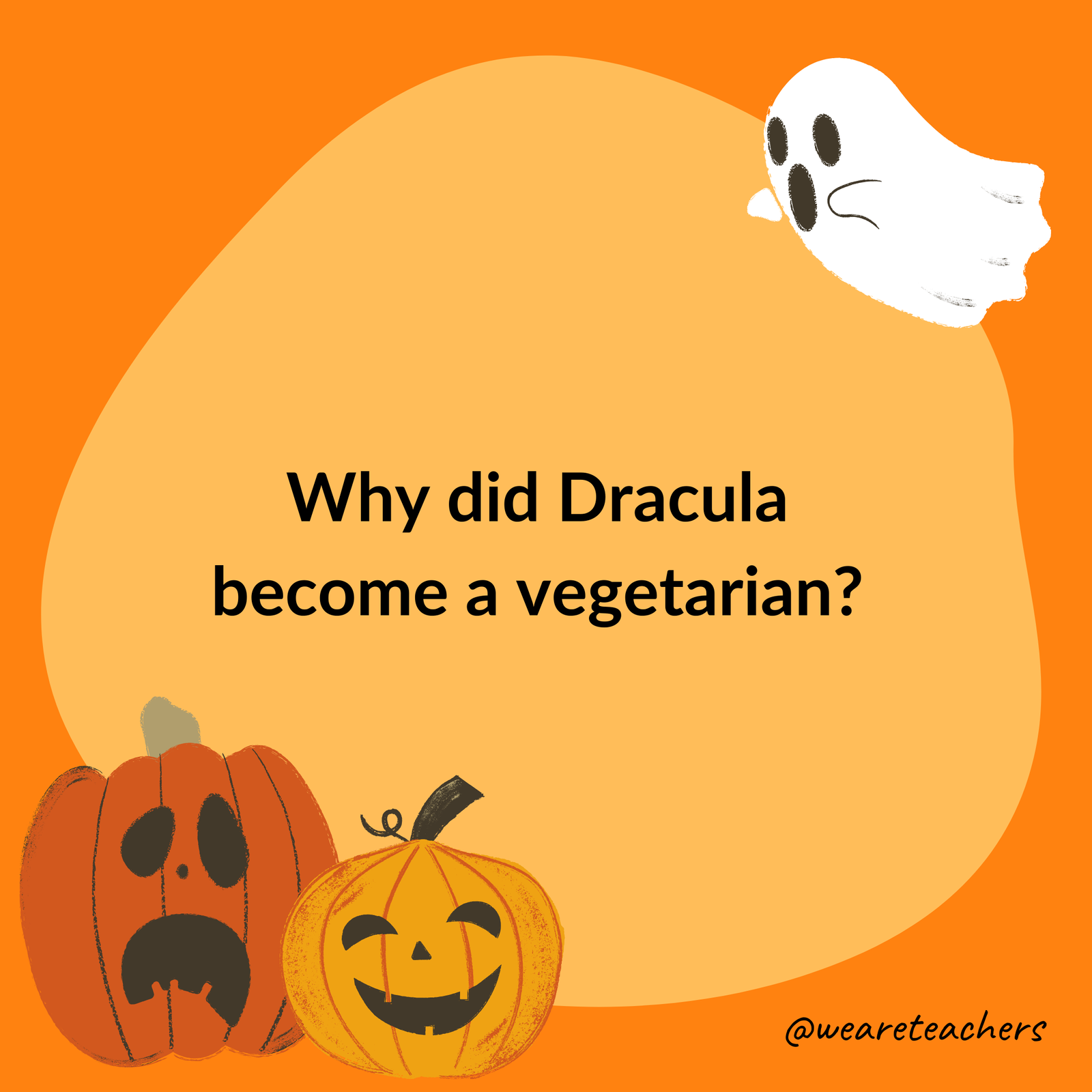 Why did Dracula become a vegetarian? Why did Dracula become a vegetarian?
