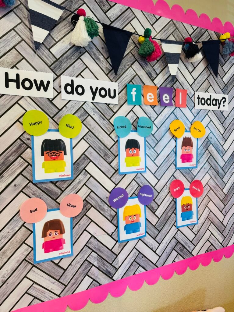 social-emotional learning activities bulletin board example