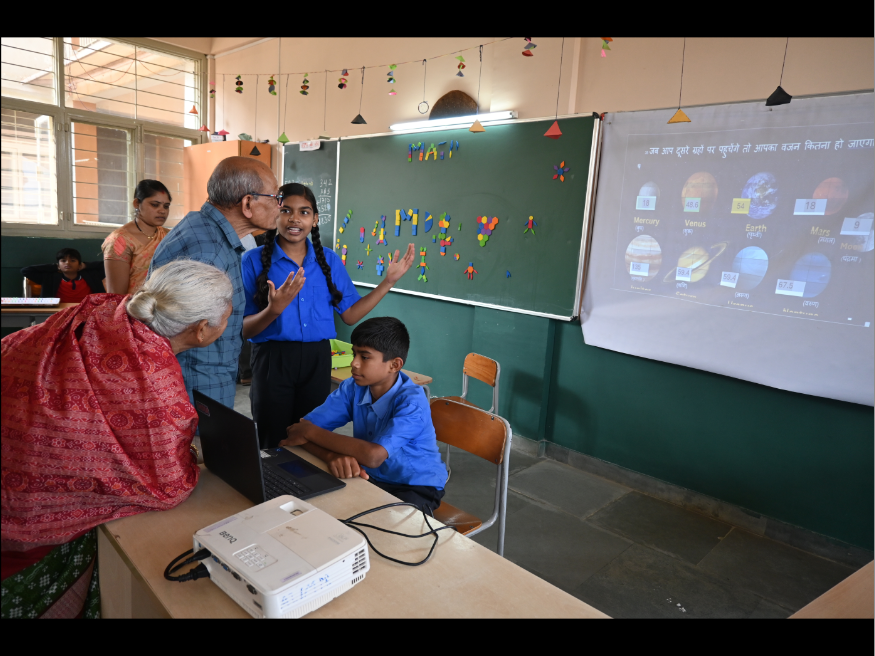 India math day classroom