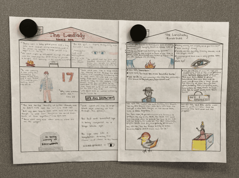 Short stories with photos written by students