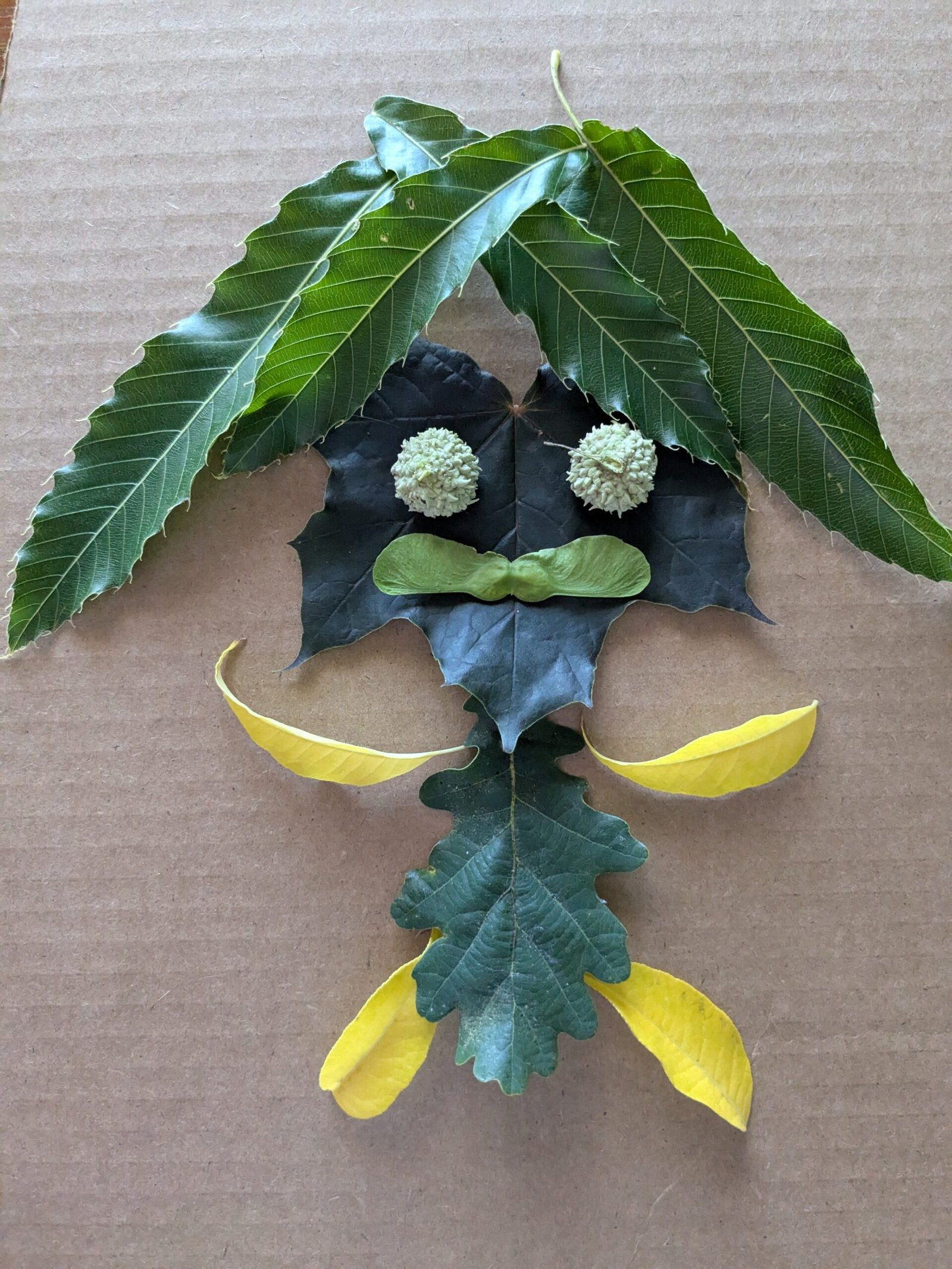 fall art projects leaf man example