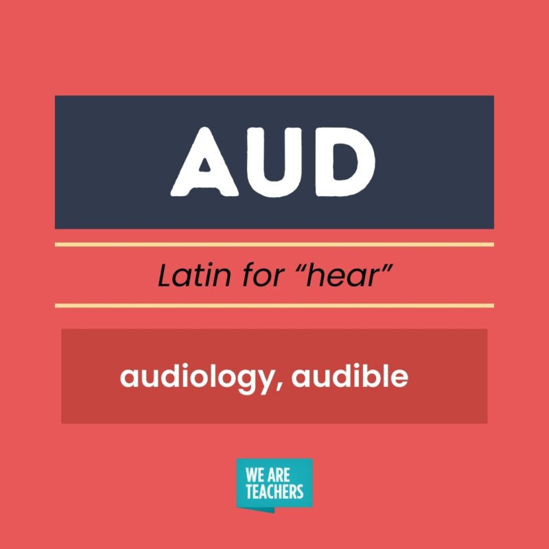 AUD, Latin for 