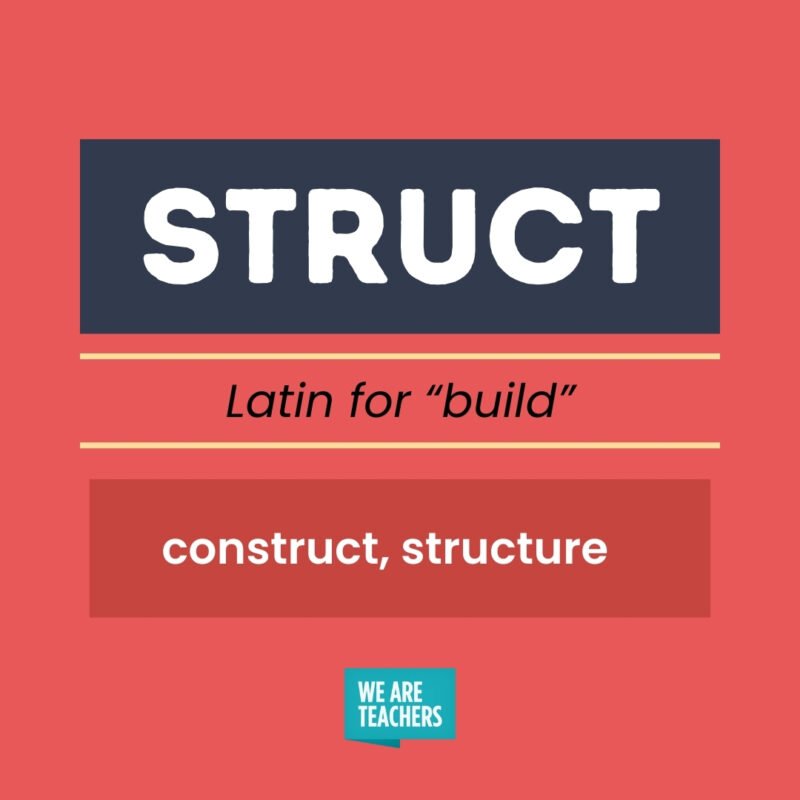 STRUCT, Latin for build