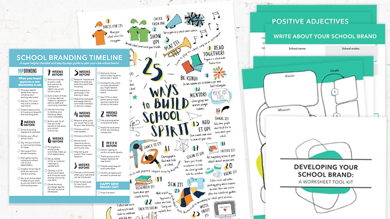 School Brand planning toolkit examples