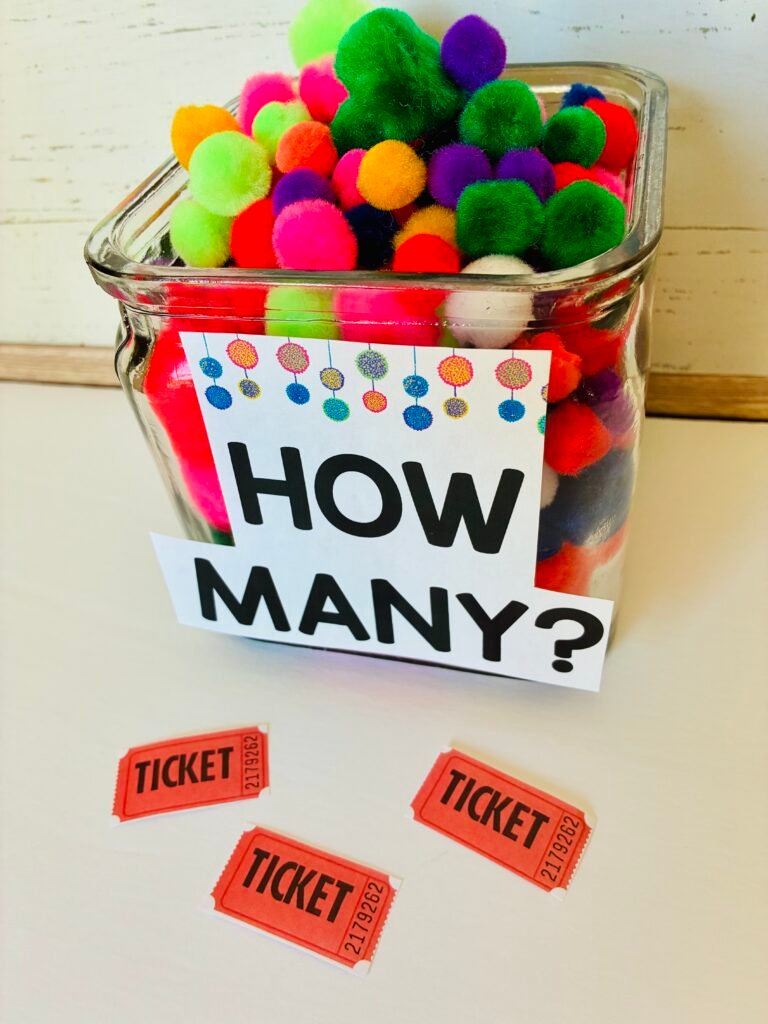 a carnival game for kids: guessing game