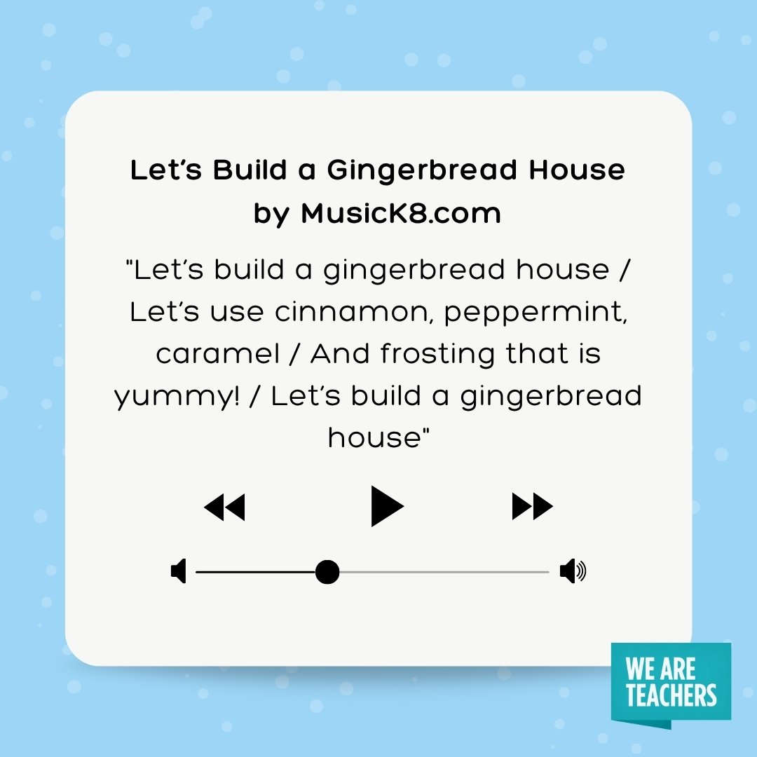 Let’s Build a Gingerbread House by MusicK8.com