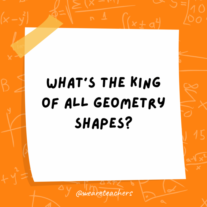 What’s the king of all geometry shapes?