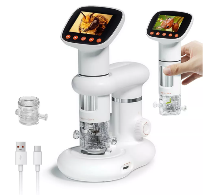 Handheld microscope and accessories