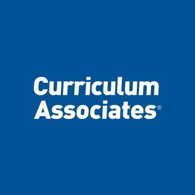 Curriculum Associates logo Curriculum Associates logo, showing the company name on a medium blue background