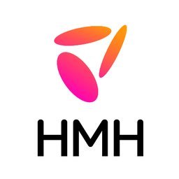 HMH Logo HMH logo showing the initials in black with three oblong shapes in pink and orange.
