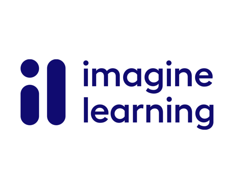 Imagine Learning logo Imagine Learning logo in dark blue on a white background