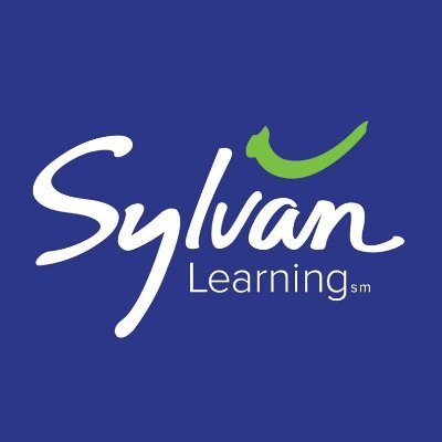 Sylvan learning logo Sylvan Learning logo in white on a dark blue background