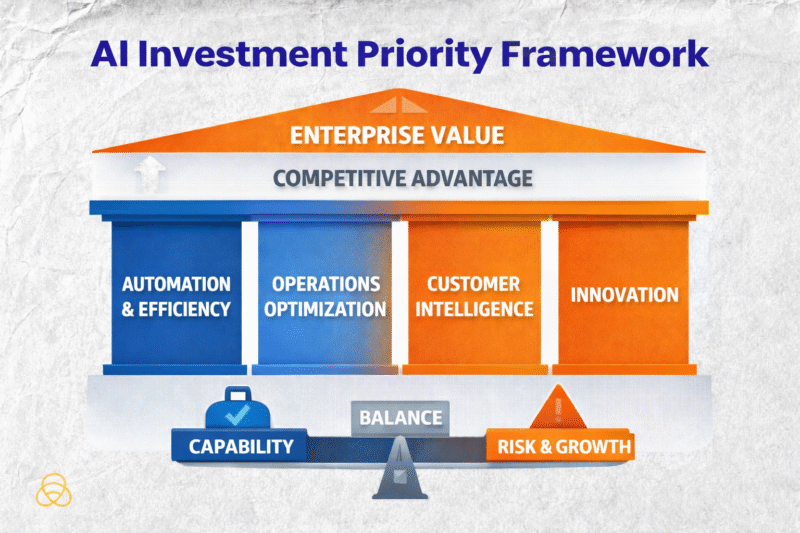 The main areas for AI investment