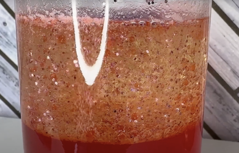 easy science experiment for kids: lava lamp