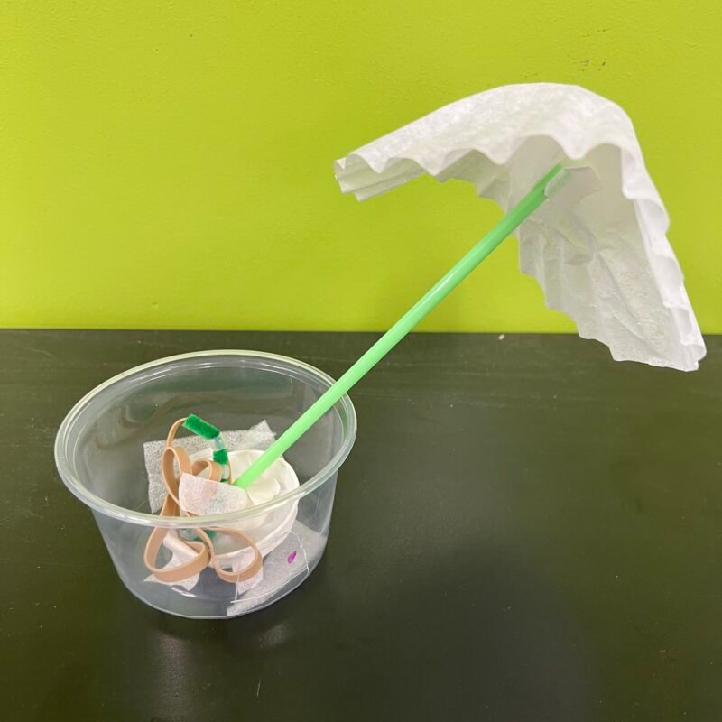 easy science experiment for kids: umbrella design